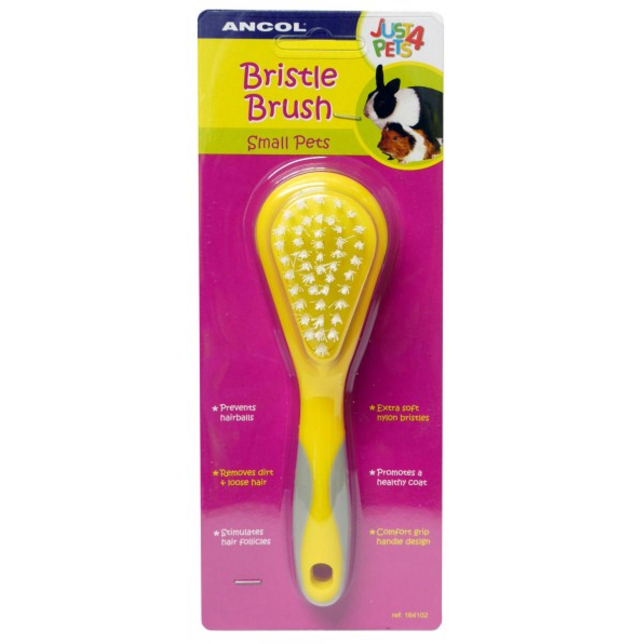 Ancol Just 4 Pets Small Animal Bristle Brush Wagtail Pet Supplies