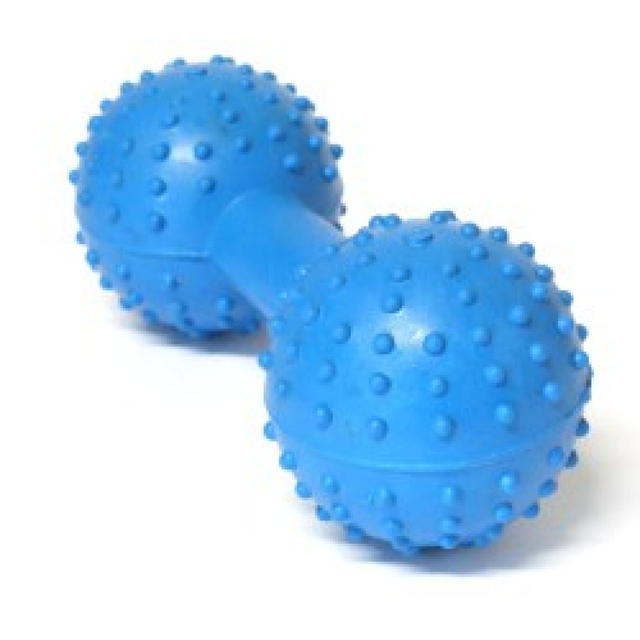 Classic Rubber Pimple Dumbbell With Bell 5" Wagtail Pet Supplies