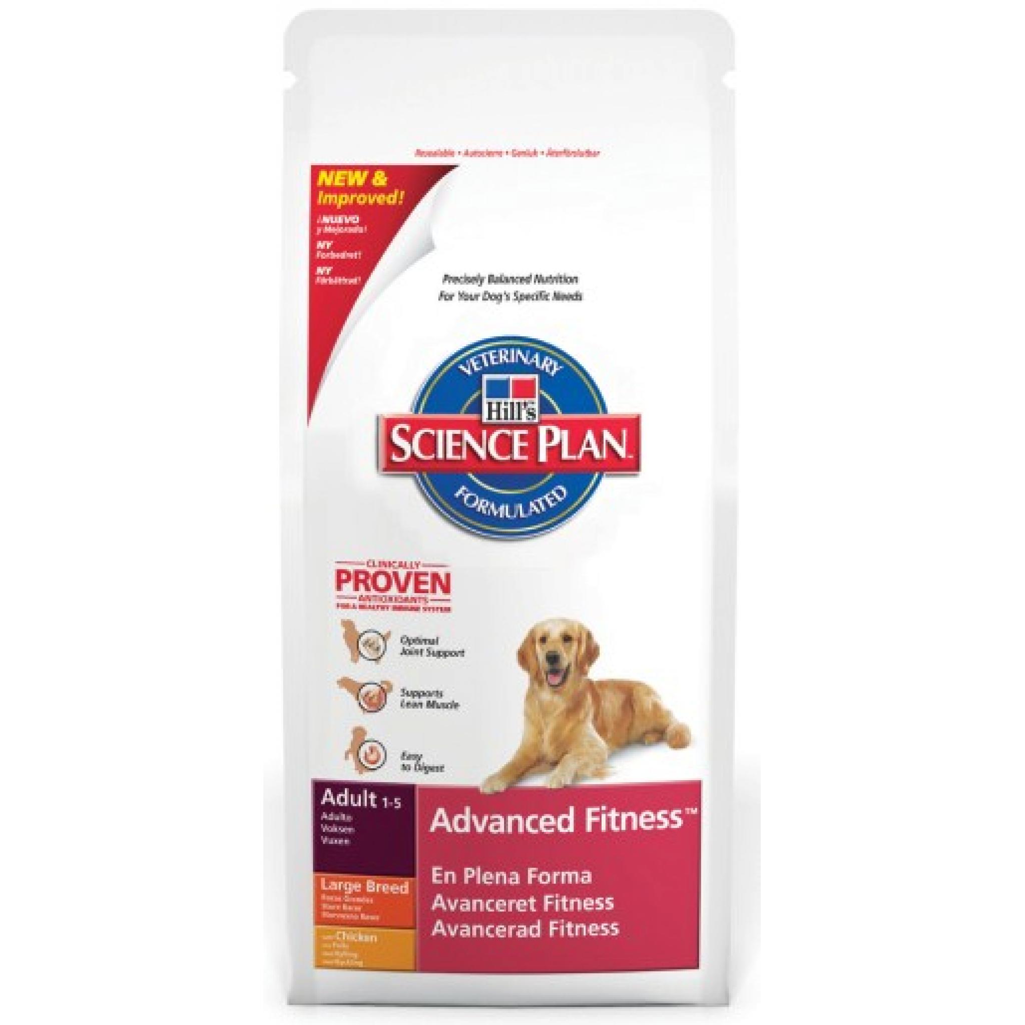 Hills Canine Adult Advanced Fitness Large Breed Dog Food Wagtail Pet