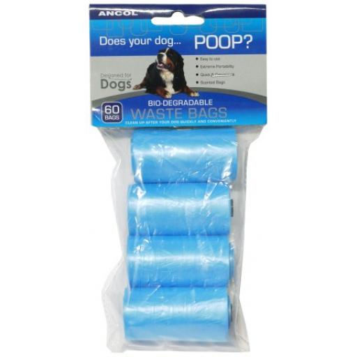 Ancol Poop Bag Dispenser Refill 60pc