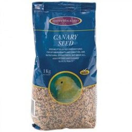 Johnston & Jeff Canary Mixed Seed 1kg & 3 kg