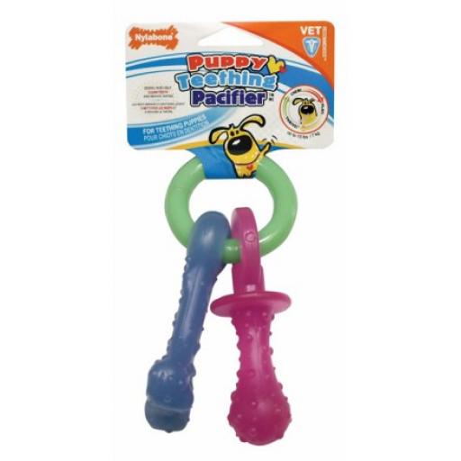 Nylabone Puppy Teething Pacifier Toy Extra Small