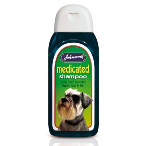 Johnsons Medicated Dog Shampoo 200ml