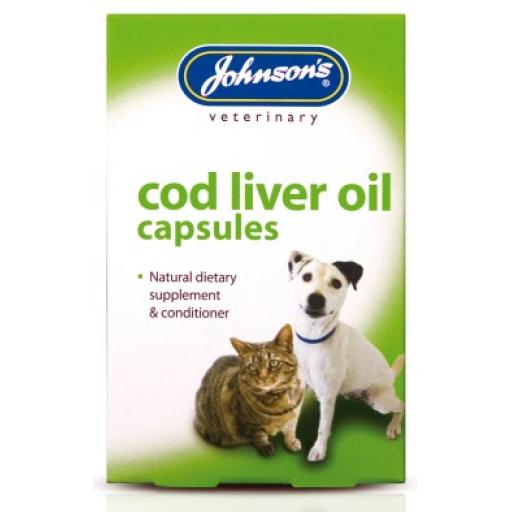 Johnsons Cod Liver Oil Capsules Cat