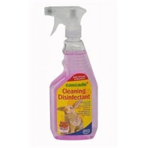Cascade Small Animal Cleaning Disinfectant 500ml Trigger