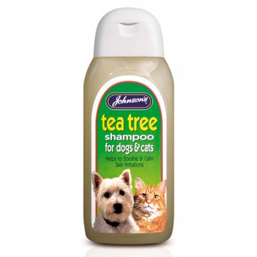 Johnsons Tea Tree Dog Shampoo 200ml