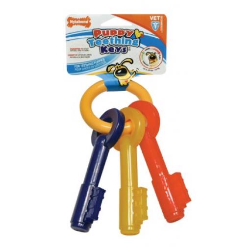 Nylabone Puppy Teething Keys Dog Toy