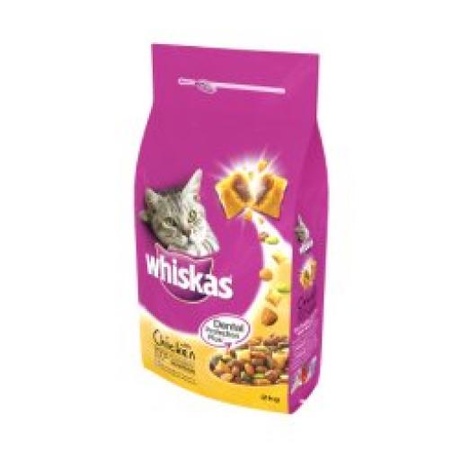 Whiskas Dry With Chicken Complete Cat Food 2kg