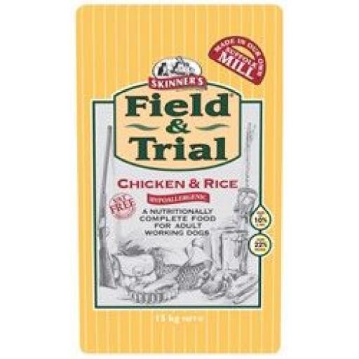 Skinners Field & Trial Chicken & Rice Hypoallergenic Dog Food 15kg