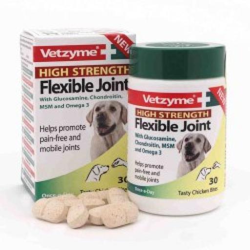 Vetzyme Dog High Strength Flexible Joint Tablets