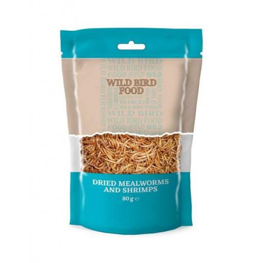 Basics Dried Mealworms and Shrimps 80G