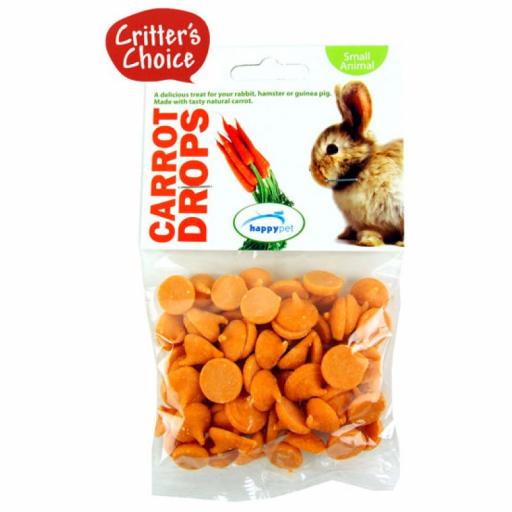 Critter's Choice Carrot Drops 75g