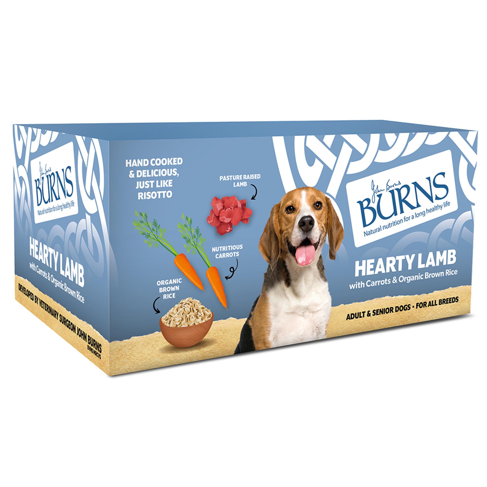 Burns Wet Food Hearty Lamb, Vegetables & Brown Rice Dog Food 6x395g